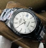 Swiss Copy Rolex Datejust Black Venom 41 DR Factory 2824 Watch Silver Dial_th.jpg